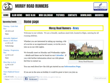 Tablet Screenshot of morayroadrunners.com